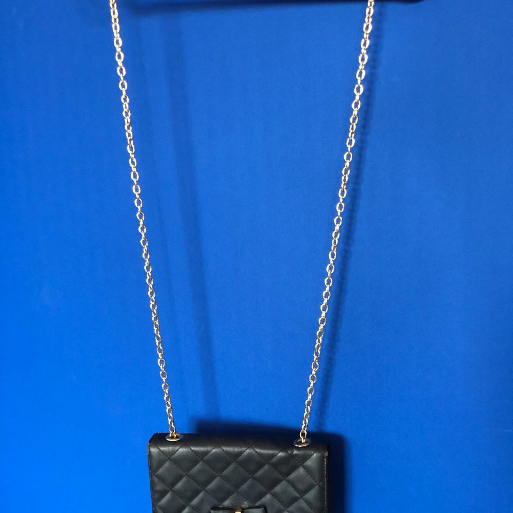 Forever 21 Cute Lace Vinyl Crossbody Bag in Black - Picture 6 of 6